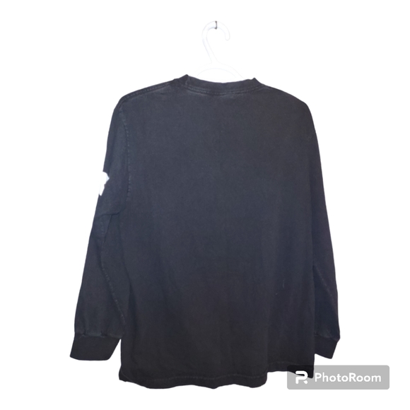 Volcom 100% cotton men's medium black long sleeved - Picture 2 of 3